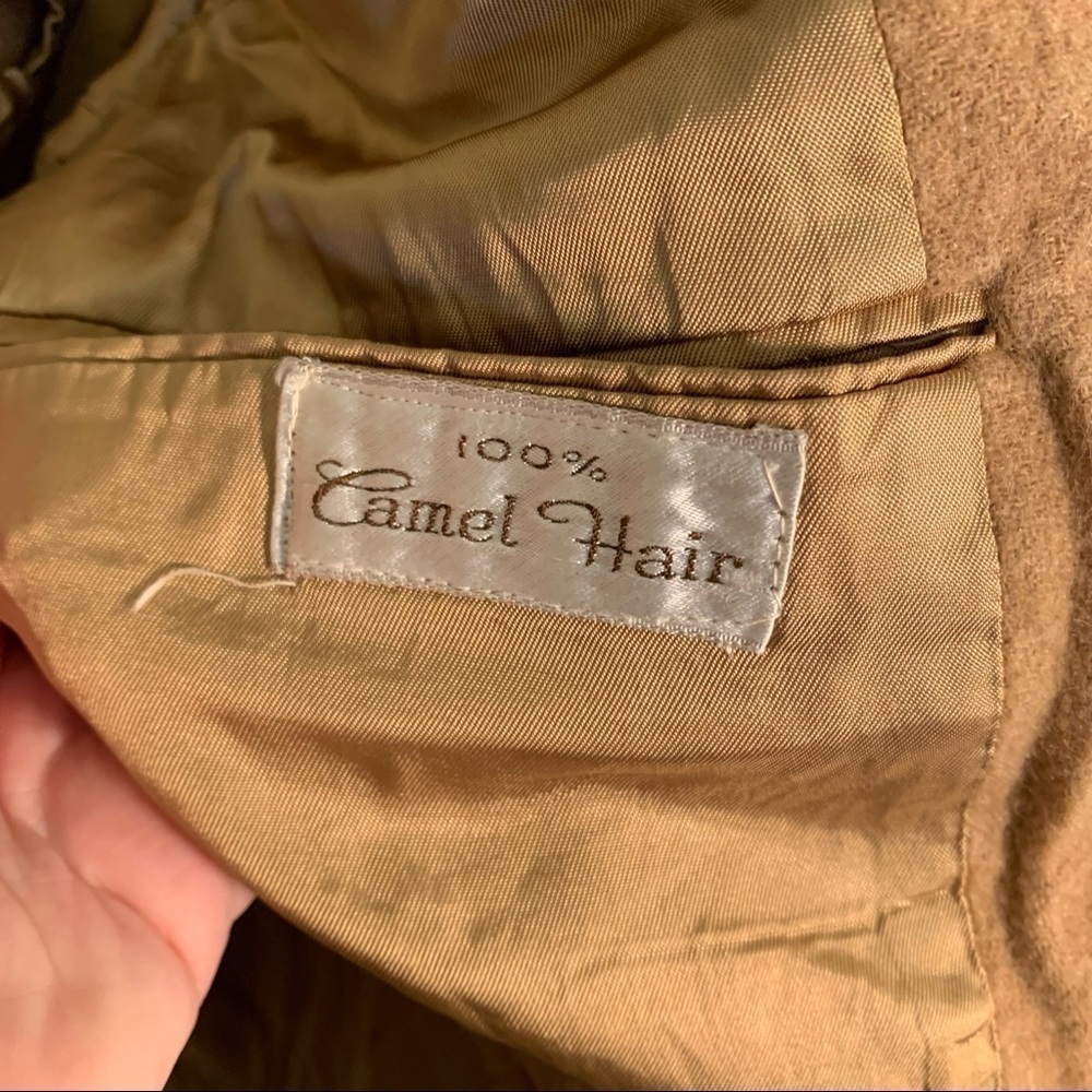 Vintage Palm Beach Men's Blazer Sports Coat 100% Camel Hair Camel Tan Union Made - Picture 9 of 11